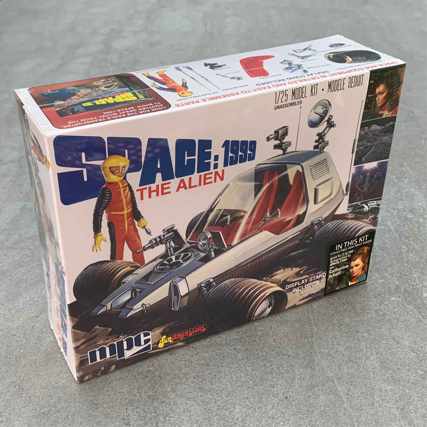 Framed print of Thunderbirds 2 and 3 artwork for Imai’s model kit