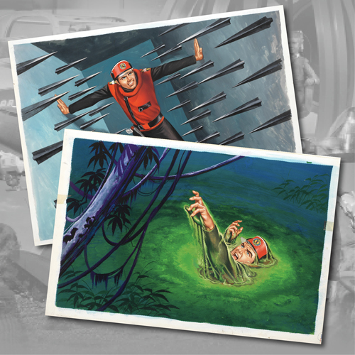 Sold! Captain Scarlet end titles paintings up for auction (updated)