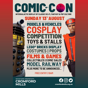 [UK] Sci-fi and fantasy at Cromford Mills Comic Con - Fanderson