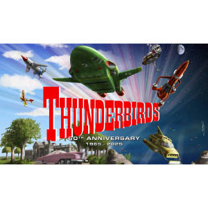 Thunderbirds 60th anniversary tea towel