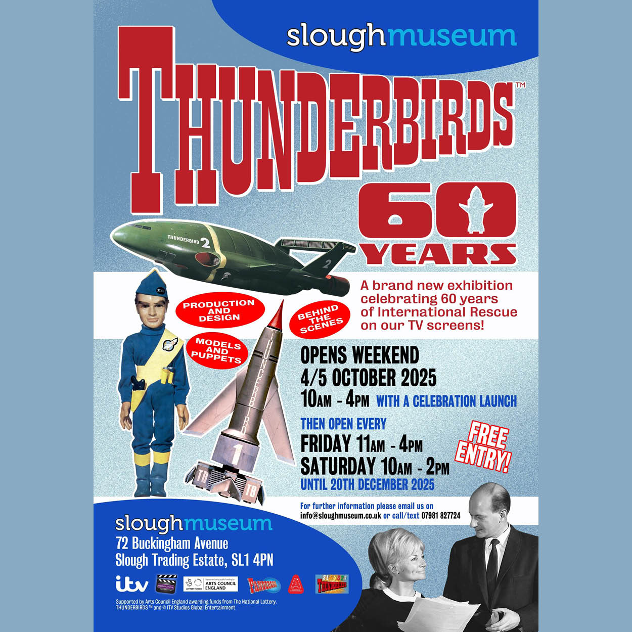 Thunderbirds 60 Years at Slough Museum