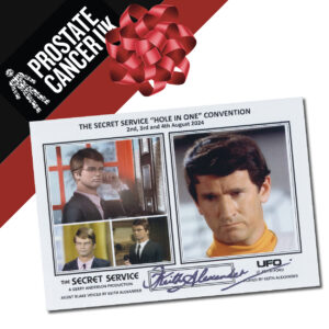 CHARITY DONATION: Hole In One postcard, signed by Keith Alexander