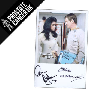 CHARITY: Autograph card (Ayshea Brough and Keith Alexander)
